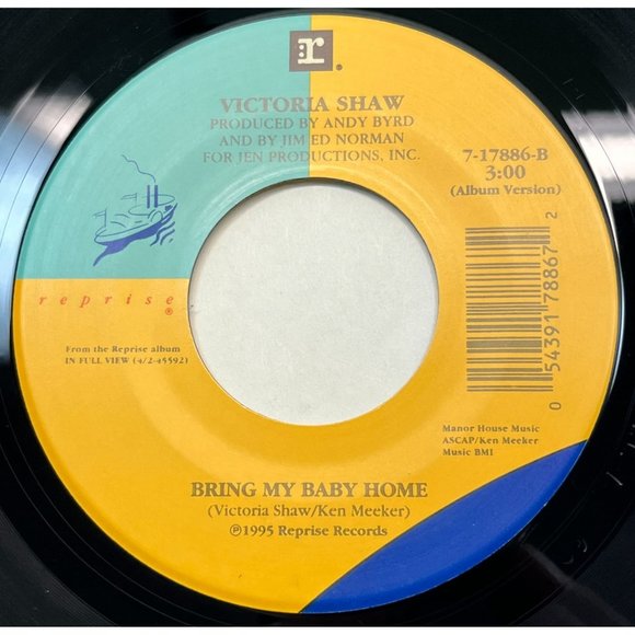 Victoria Shaw Forgiveness / Bring My Baby Home 45 Country Reprise 7-17886 - Picture 2 of 4